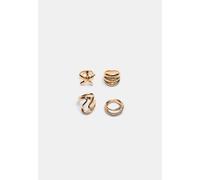 Stradivarius Set di 4 anelli a stella Oro OS