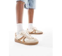 Stradivarius - Sneakers casual in pelle combinata-Multicolore 37