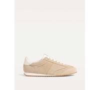 Stradivarius - Sneakers in morbida pelle beige-Neutro 35