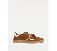 Stradivarius - Sneakers rétro color cammello con suola in gomma-Neutro 35