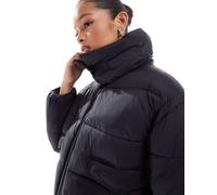 Stradivarius - STR - Piumino nero taglio corto XS