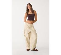 Stradivarius Top a bretelline elasticizzato Marrone M