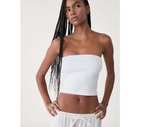 Stradivarius - Top bianco a fascia M