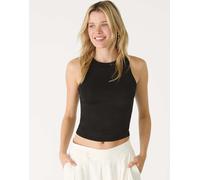Stradivarius - Top nero con dorso a vogatore XS