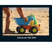 Strände der Welt 2026 Fotokalender DIN A4: Monatskalender mit Bild-Motiven aus Fauna und Flora, Natur, Blumen und Pflanzen