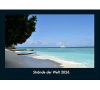 Strände der Welt 2026 Fotokalender DIN A4: Monatskalender mit Bild-Motiven aus Fauna und Flora, Natur, Blumen und Pflanzen