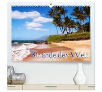 Strände der Welt (hochwertiger Premium Wandkalender 2026 DIN A2 quer), Kunstdruck in Hochglanz: Salz, Sand und Sonne auf der Haut - die schönsten Badestrände der Welt laden zum Traumurlaub ein.