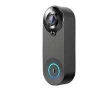 STRAFBRG AS95 - Videocitofono con campanello Wi-Fi wireless telecamera da 2 MP, for la casa intellinte, for protezione di sicurezza, rilevamento del movimento PIR, Dispositivi Di Sicurezza