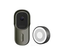 STRAFBRG Campanello Tuya Smart Life con APP Wi-Fi, 1080P, 2MP, Wide View, IP65, impermeabile, e videocitofono, Dispositivi Di Sicurezza