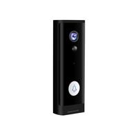 STRAFBRG Videocitofono videocamera Tuya Smart Home campanello senza fili 1080P batteria citofono videocamera Mini citofono appartamento,Resistente alle intemperie(Option 2)