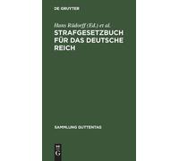 Strafgesetzbuch für das Deutsche Reich (Copertina rigida) Sammlung Guttentag