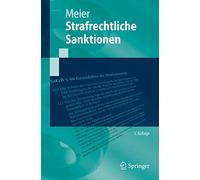 Strafrechtliche Sanktionen