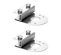 Straight Down Anguria Luce Sotto Glow Frame Staffe Monti 304 Acciaio Inox Resistente Alla Ruggine Morsetto On Installare Star Beam Verso Il Basso Effetto Focalizzato Argento 2 Pezzi Set