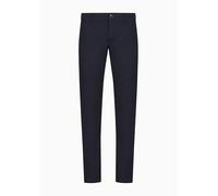 Armani Exchange Straight Fit Trousers Pantaloni Casual, Blu, 46 Uomo