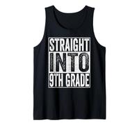 Straight Into 9th Grade Shirt Back to School Ninth Grade Canotta
