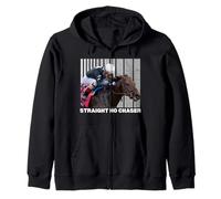Straight No Chaser Horse, Corsa di Cavalli, del Mar, Santa Anita Felpa con Cappuccio