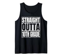 Straight Outta 10th Grade Graduate Class Of 2025 Tenth Grade Canotta