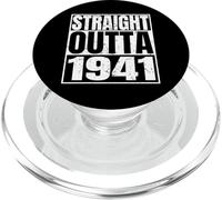 Straight Outta 1941 Retro Birthday Idea Born In 1941 Vintage PopSockets PopGrip per MagSafe