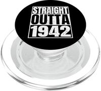 Straight Outta 1942 Retro Birthday Idea Born In 1942 Vintage PopSockets PopGrip per MagSafe