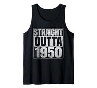 Straight Outta 1950 Classic Years Vintage Birth of Birthday Canotta