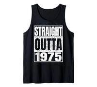 Straight Outta 1975 Classic Year Birth of Birthday Vintage Canotta