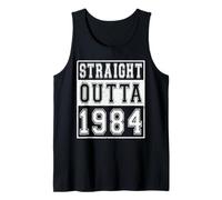 Straight Outta 1984 Classic Birth of Birthday Year Vintage Canotta