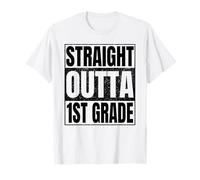 Straight Outta 1st Grade Graduate Class of 2026 First Grade Maglietta