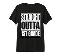 Straight Outta 1st Grade Graduation 2026 Gifts First Grade Maglietta Premium