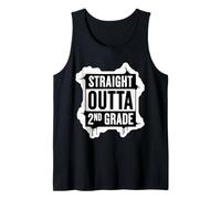 Straight Outta 2 ° Grado Secondo Laureato Studente di Laurea Canotta