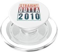 Straight Outta 2010 Birth Of Birthday Classic 2010 Vintage PopSockets PopGrip per MagSafe