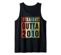 Straight Outta 2010 Classic Birth of Birthday 2010 Vintage Canotta