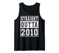 Straight Outta 2010 Classic Birth of Birthday Year Vintage Canotta