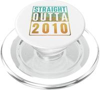 Straight Outta 2010 Vintage Years Birth Of Birthday Classic PopSockets PopGrip per MagSafe