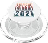 Straight Outta 2021 Birth Of Birthday Classic 2021 Vintage PopSockets PopGrip per MagSafe