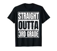 Straight Outta 3rd Grade Graduation Class 2026 Third Grade Maglietta
