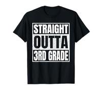 Straight Outta 3rd Grade School Graduation Class of 2026 Maglietta
