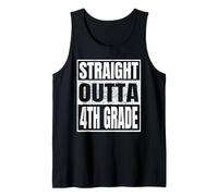 Straight Outta 4th Grade Class 2026 Graduation Fourth Grade Canotta