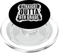 Straight Outta 6 ° Grado Laureato Sesto Grader PopSockets PopGrip per MagSafe