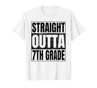 Straight Outta 7th Grade Graduate Class 2026 Seventh Grade Maglietta