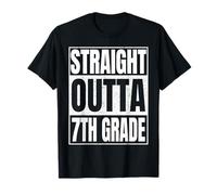 Straight Outta 7th Grade Graduation Class 2026 Seventh Grade Maglietta