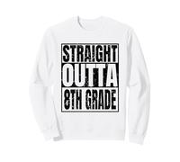 Straight Outta 8th Grade Graduation 2026 Degree Class Gifts Felpa