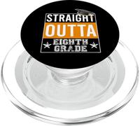 Straight Outta 8th Grade Graduation PopSockets PopGrip per MagSafe