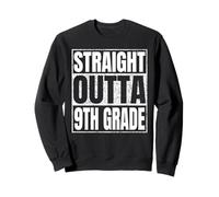 Straight Outta 9th Grade Graduate Class Of 2025 Ninth Grade Felpa