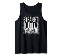 Straight Outta Birmingham Grungy Sguardo Canotta