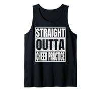 Straight Outta Cheer Practice Graduation Class 2026 Funny Canotta