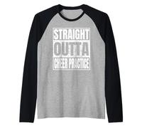 Straight Outta Cheer Practice Graduation Class 2026 Funny Maglia con Maniche Raglan