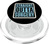 Straight Outta Chirurgia Paziente Medico Chirurgo Ragazzi Uomo PopSockets PopGrip per MagSafe
