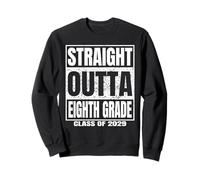 Straight Outta Eighth Grade Graduation Class 2029 8th Grade Felpa