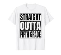 Straight Outta Fifth Grade Graduate Class of 2026 5th Grade Maglietta