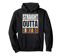 Straight Outta Kindergarten Graduation Class Of 2025 Gifts Felpa con Cappuccio